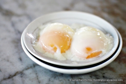 4-5 minutes soft-boiled eggs.
